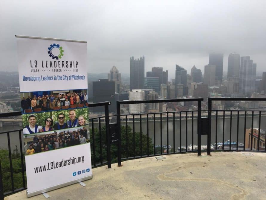 l3 leadership with pittsburgh in background