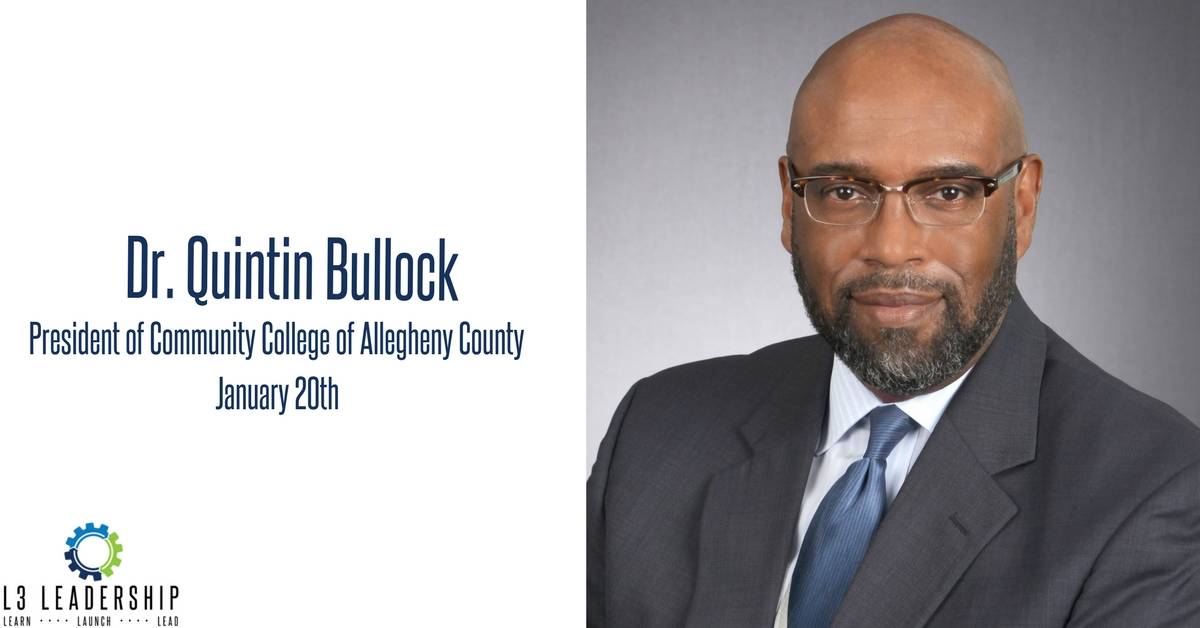 January 2018 L3 Breakfast With Dr. Quintin Bullock, President Of CCAC ...